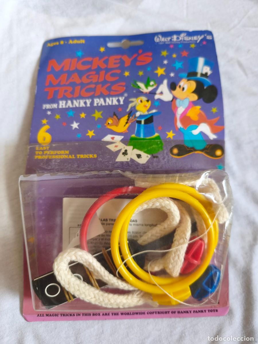 Juegos antiguos: Mickeys magic tricks blister nuevo sin abrir a&ntilde;o 80