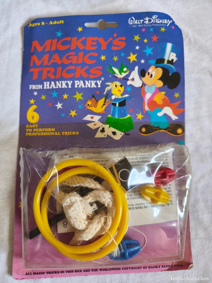 Juegos antiguos: Mickeys magic tricks blister nuevo sin abrir a&ntilde;o 80