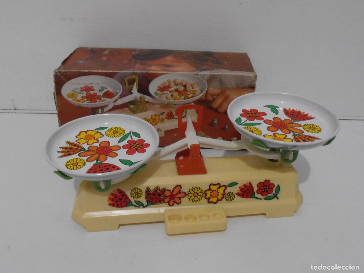Juegos antiguos: BALANZA PESO COCINA JUGUETE MOLTO REF 301, FALTAN PESAS, MADE IN SPAIN