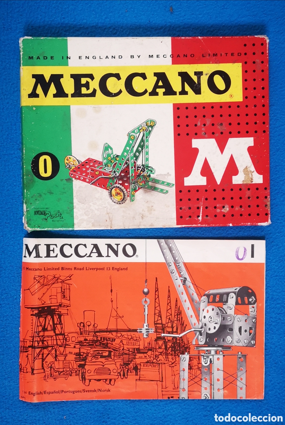 Juegos antiguos: MECCANO - JUEGO CON PIEZAS PARA MONTAR
