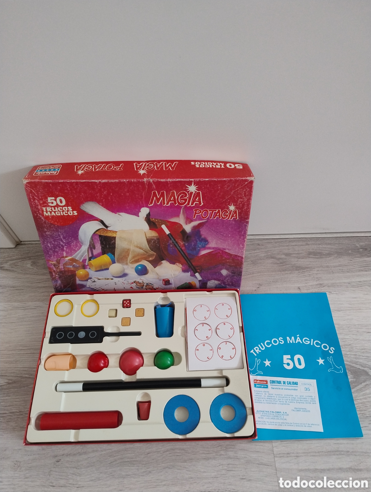 Old Games: M69 Antiguo juego Mag&iacute;a Potagia 50 trucos de Falomir. A&ntilde;o 89.