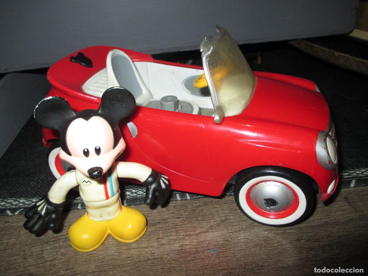 Jeux Anciens: 484- Coche Mickey Mouse Roadster de Jada Toys - Solo coche y figura (Sin Mando)