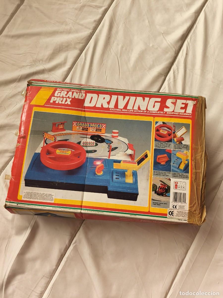 Juegos antiguos: Grand Prix Driving Set. Vintage 1986 . Hong Kong . Ref: 19844 . Solely . Playwell . Caja original
