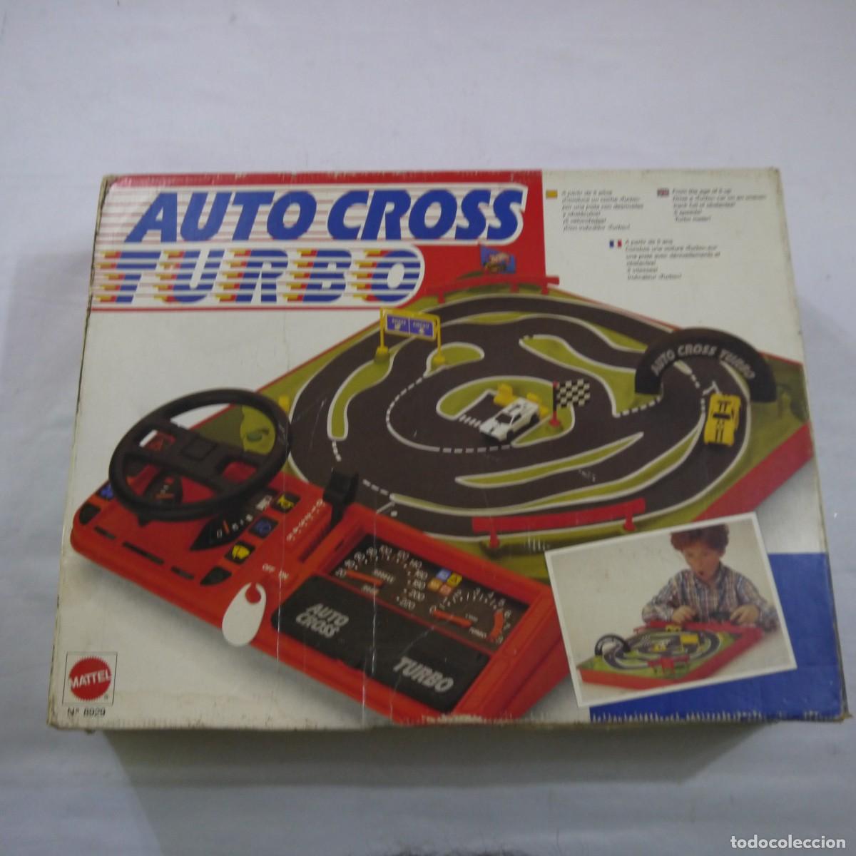 Juegos antiguos: AUTO CROSS TURBO - MATTEL - REF. 8929 - EN BUEN ESTADO Y FUNCIONANDO