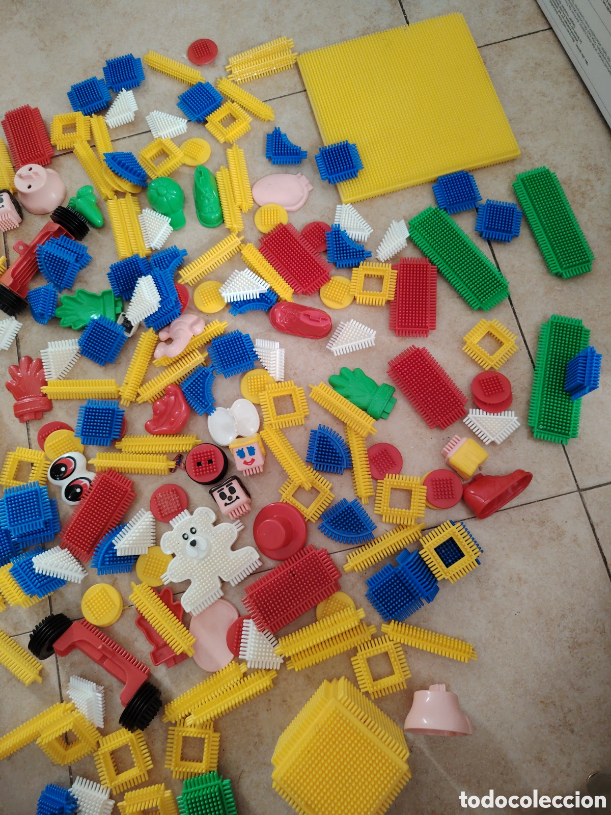 Juegos antiguos: Piezas de construcci&oacute;n clipo de playskool - Foto 6