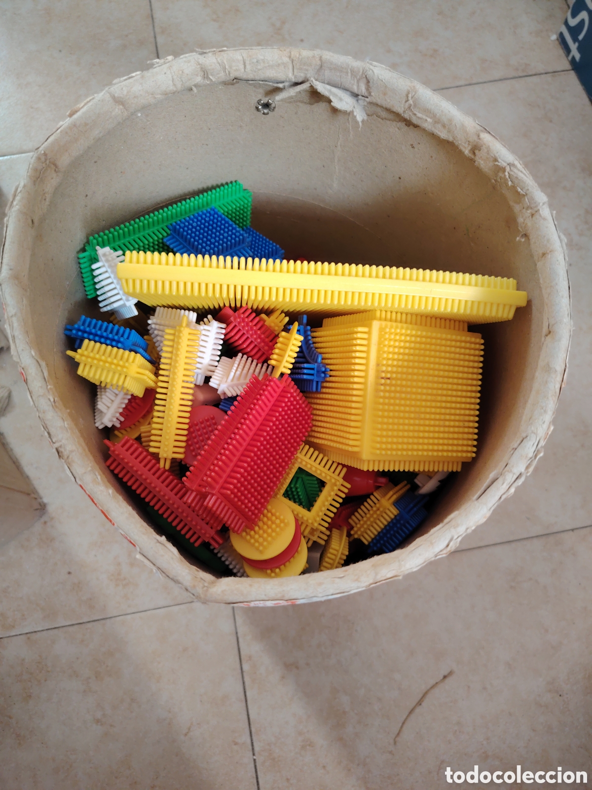Juegos antiguos: Piezas de construcci&oacute;n clipo de playskool - Foto 1