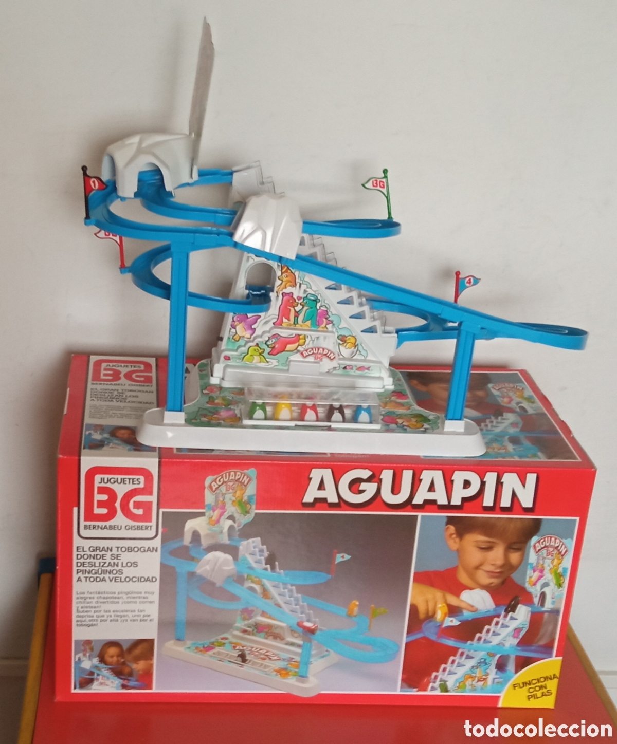 Juegos antiguos: AGUAPIN A PILAS.BG - BERNABEU GISBERT 80'S.NUEVO EN CAJA.
