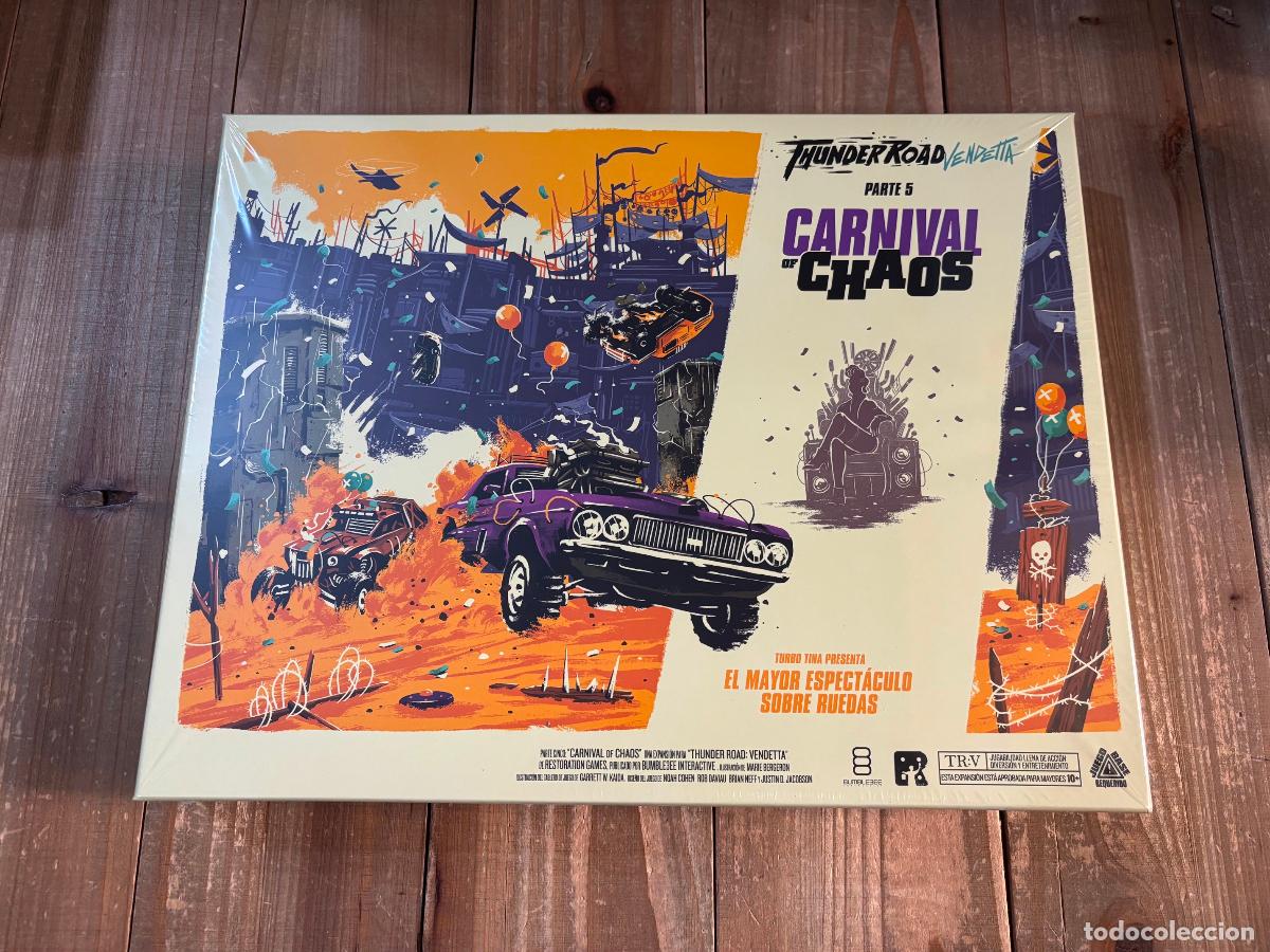 Juegos antiguos: juego de mesa - Thunder Road Vendetta - Carnival of Chaos - Edici&oacute;n en espa&ntilde;ol