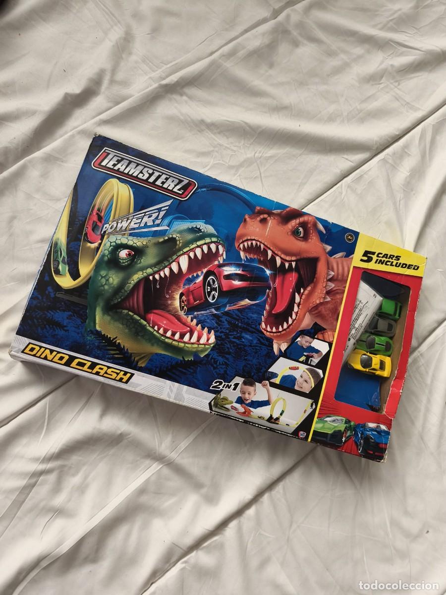 Juegos antiguos: Teamsterz Dino Clash-mr. CYP Brand . Pista de carreras tipo Hot wheels. Caja original