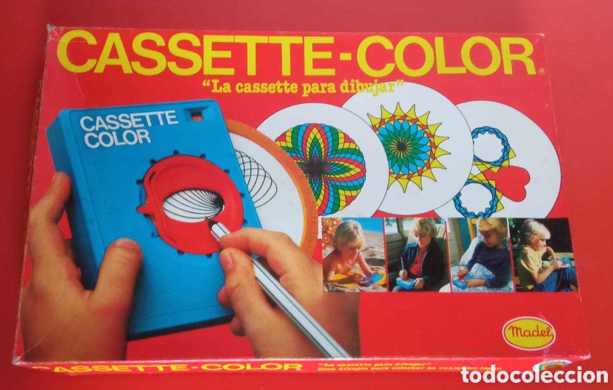 Juegos antiguos: CASSETTE-COLOR PARA DIBUJAR.MADEL 1980.NUEVO EN CAJA.