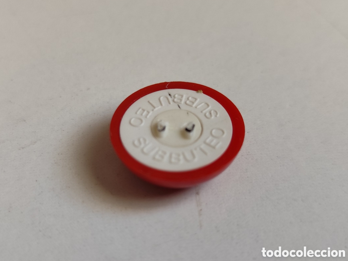 Juegos antiguos: Subbuteo. Base para Jugador, Futbolista. A&ntilde;os 80