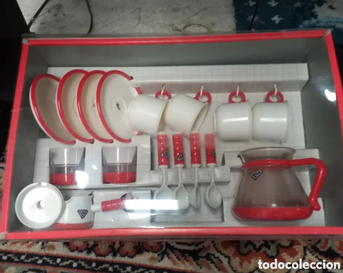 Juegos antiguos: Juego Caf&eacute; Infantil Vintage El Corte Ingl&eacute;s - Party-Queen Set Retro A&ntilde;os 70/80