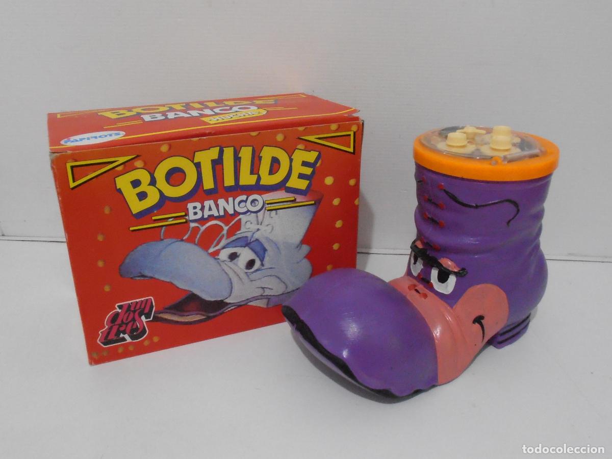 Juegos antiguos: HUCHA BANCO BOTILDE, UN DOS TRES, PAPIROTS, REF 4907, NUEVO A ESTRENAR, 123