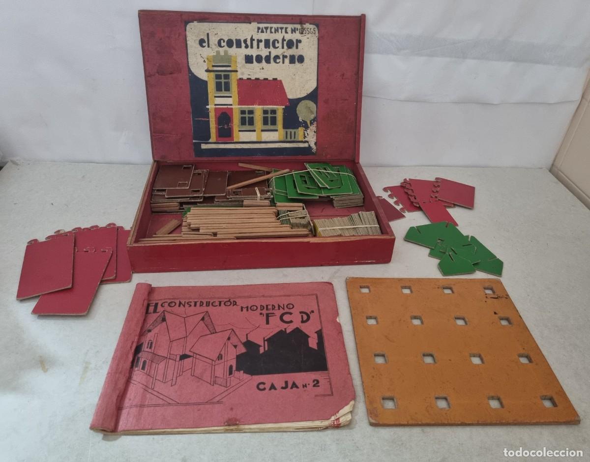 Juegos antiguos: Antiguo juego de construcci&oacute;n El constructir moderno - Foto 2