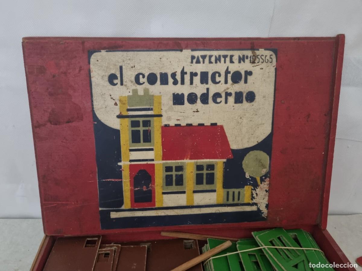 Juegos antiguos: Antiguo juego de construcci&oacute;n El constructir moderno - Foto 3