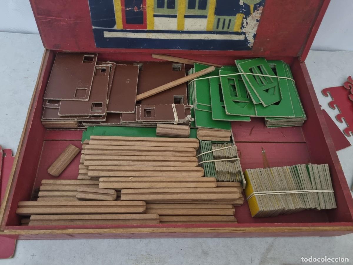 Juegos antiguos: Antiguo juego de construcci&oacute;n El constructir moderno - Foto 4