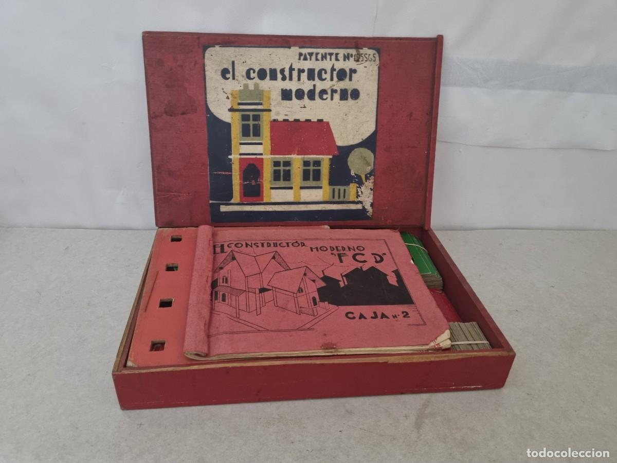 Juegos antiguos: Antiguo juego de construcci&oacute;n El constructir moderno - Foto 17