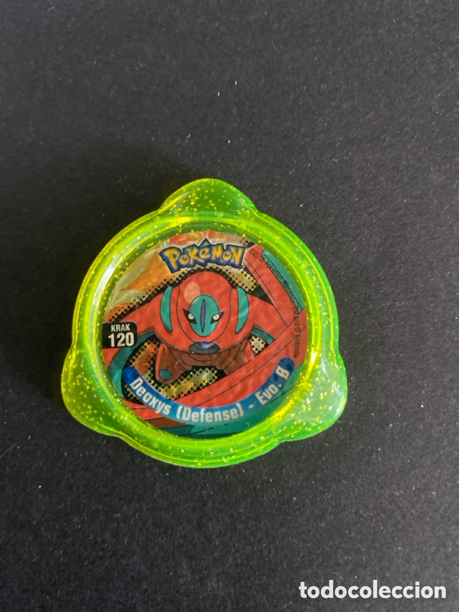 Juegos antiguos: Tazo kraks Deoxys N* 120 pokemon panini