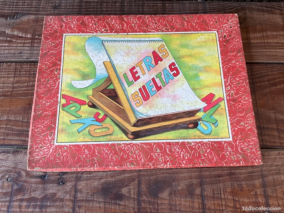 Juegos antiguos: ANTIGUA CAJA CON JUEGO INFANTIL - LETRAS SUELTAS - EST&Aacute; INCOMPLETO - A&Ntilde;OS 30-40