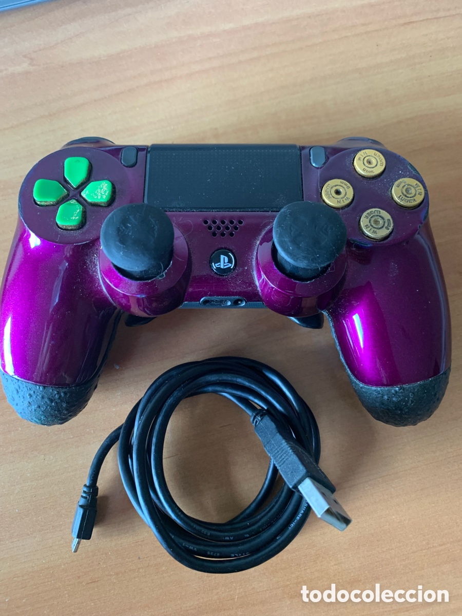 Juegos antiguos: Control mando PS4 DualShock 4 Original + cable