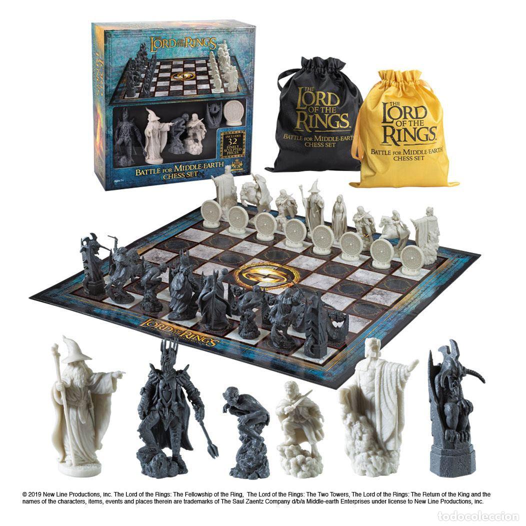 Juegos antiguos: Juego de Ajedrez - Lord of the Rings - The Noble Collection