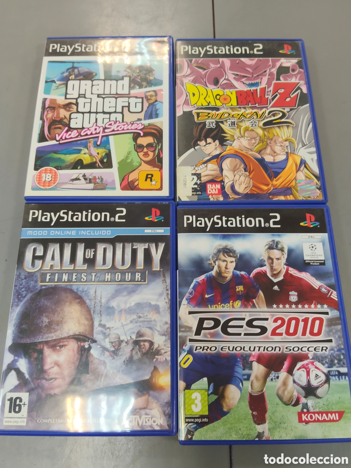 Juegos antiguos: Juego play Station 2 ( cuatro juegos)