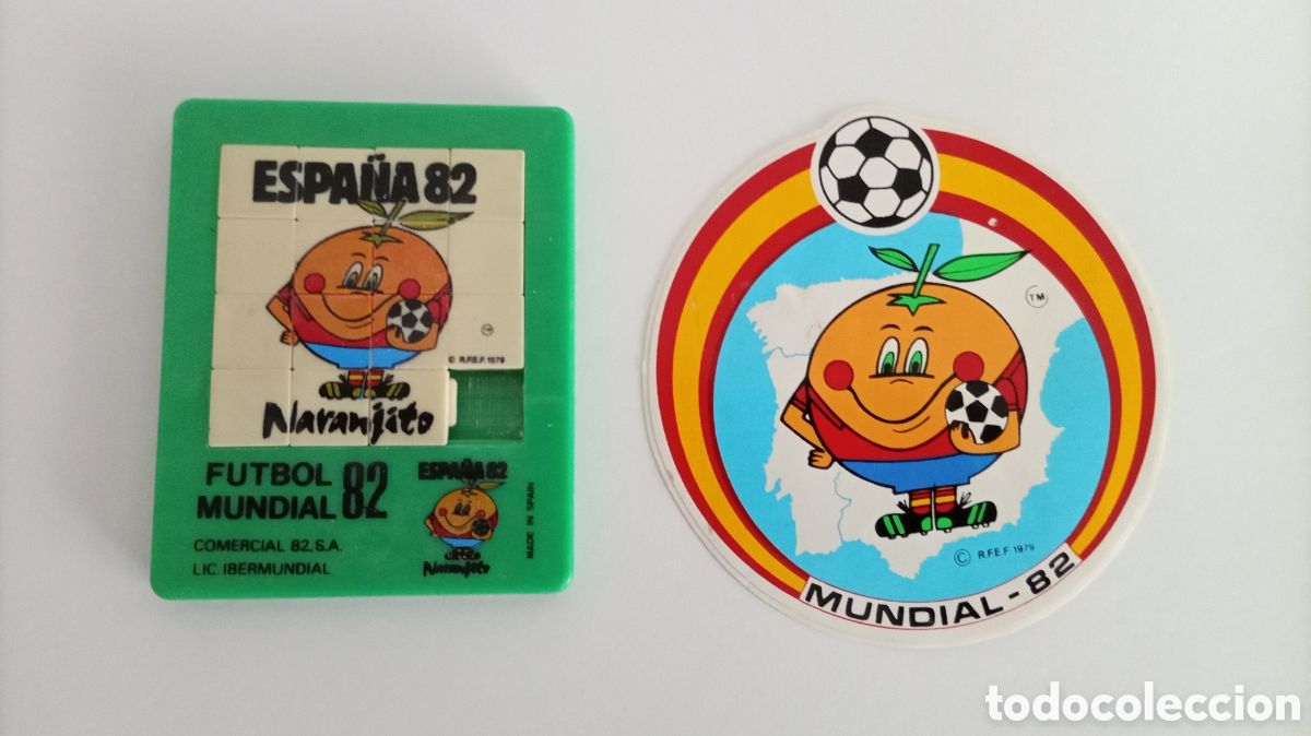 Juegos antiguos: Rompecabezas Mundial'82 Naranjito