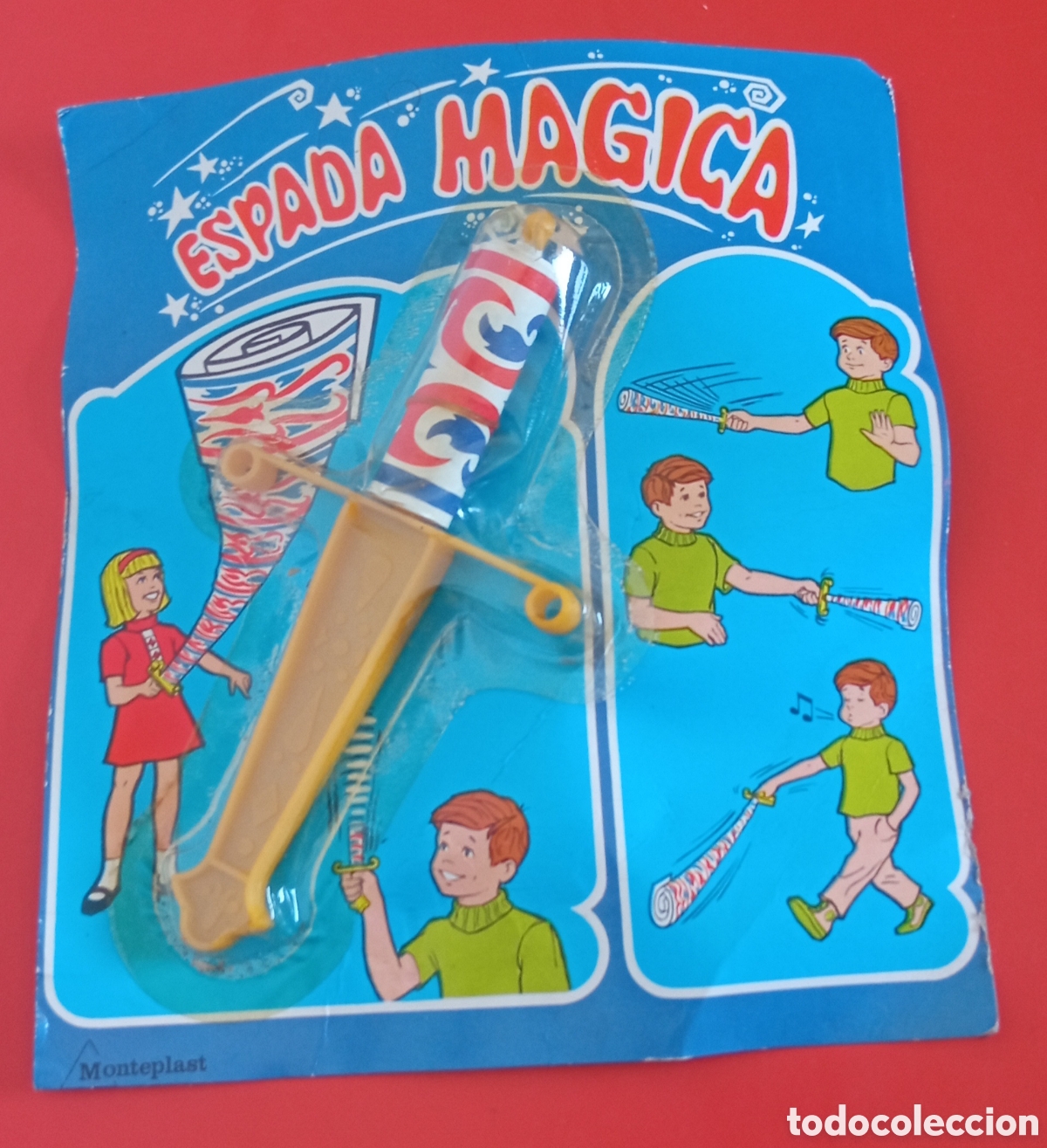 Juegos antiguos: ESPADA M&Aacute;GICA.MONTEPLAST 70'S.BLISTER SIN ABRIR.