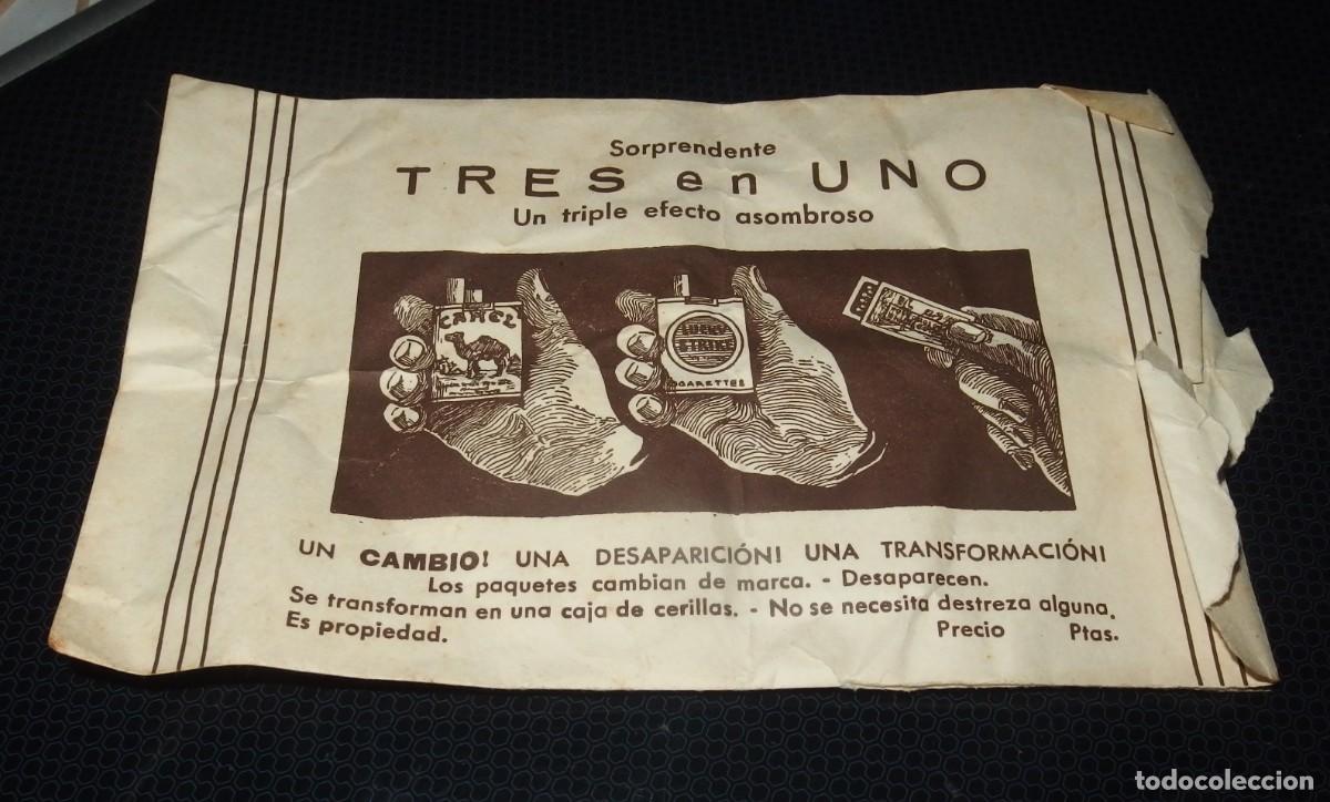 Juegos antiguos: SOBRE DE MAGIA,TRES EN UNO,EST&Aacute; VAC&Iacute;O,A&Ntilde;OS 40 &Oacute; 50