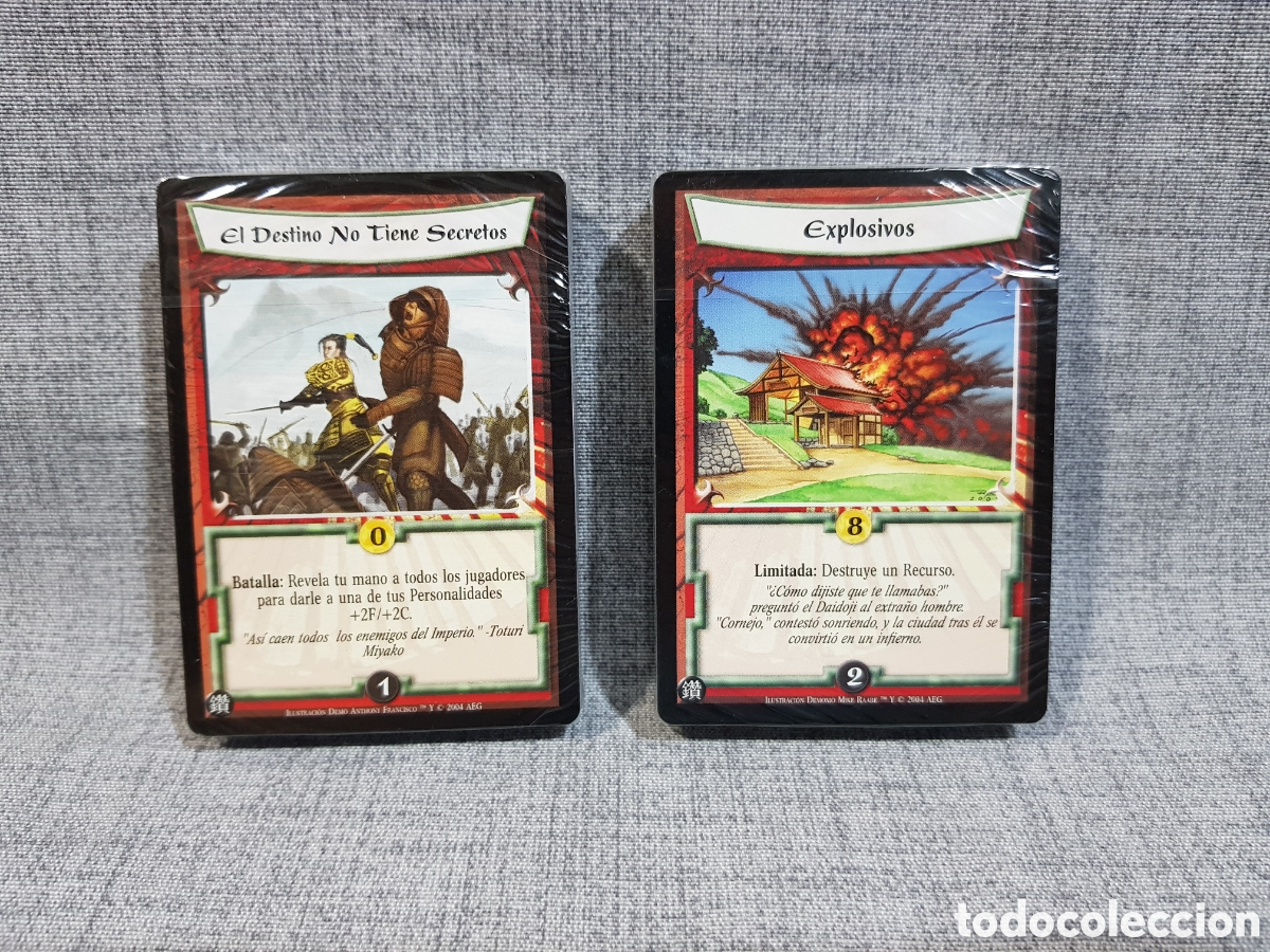 Juegos antiguos: LEGEND OF THE FIVE RINGS DIAMOND L5A MAZOS DE INICIO PRECINTADOS ESPA&Ntilde;OL A&Ntilde;O 2004