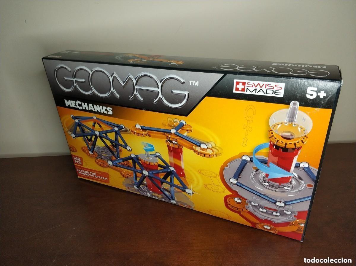 Juegos antiguos: Nuevo a estrenar - Geomag Mechanics 146 piezas, Original y sin abrir - ocasion