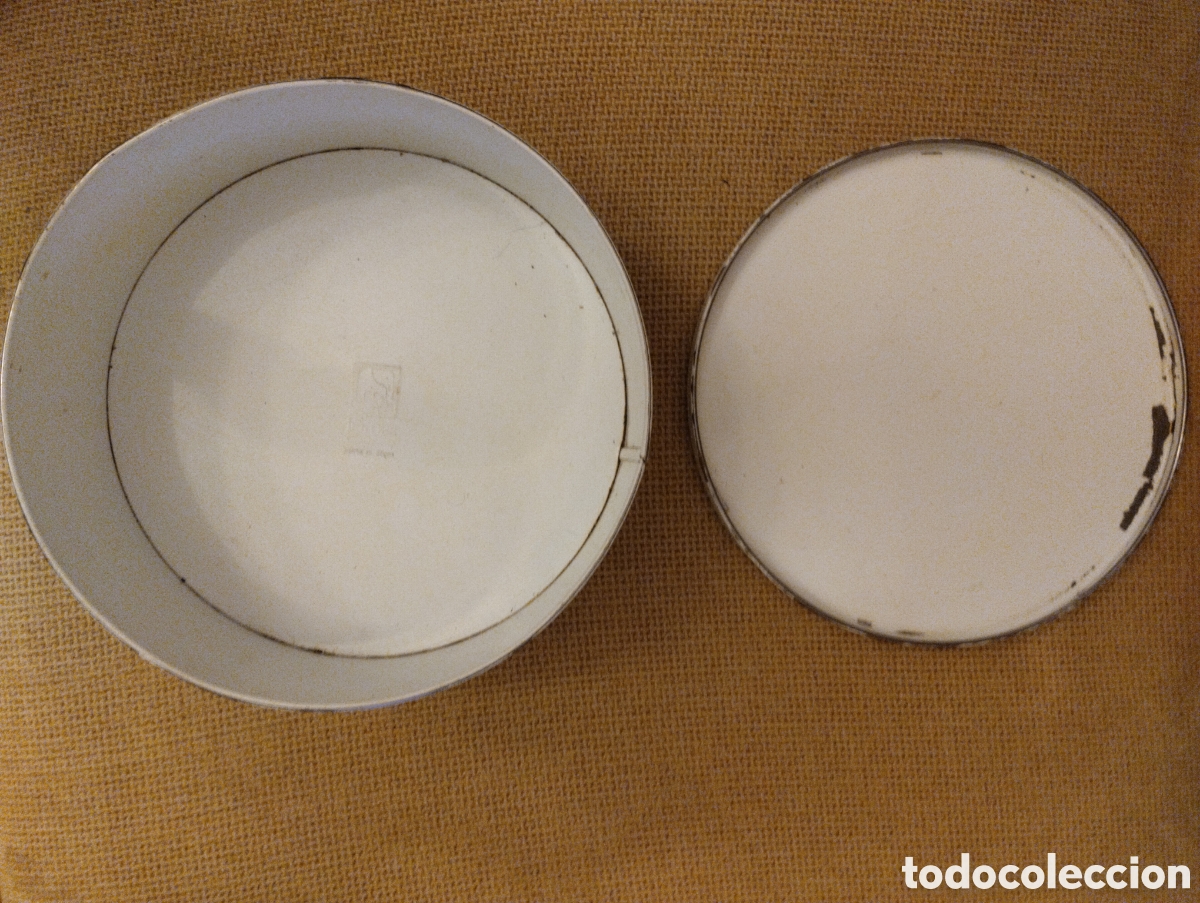 Juegos antiguos: Lata de peonzas antiguas - Foto 7