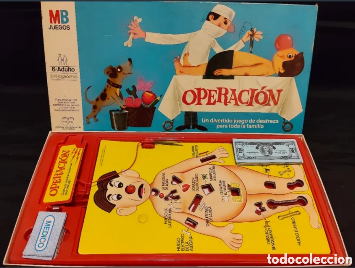 Juegos antiguos: Juego Operacion de MB. A&ntilde;os 80