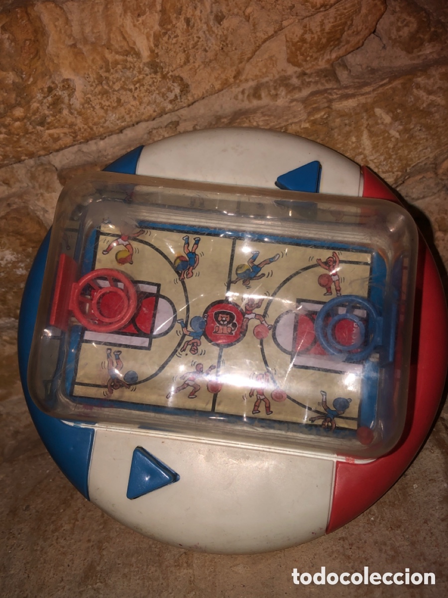 Juegos antiguos: Juego antiguo mini basket (d&eacute;cada a&ntilde;os 80)