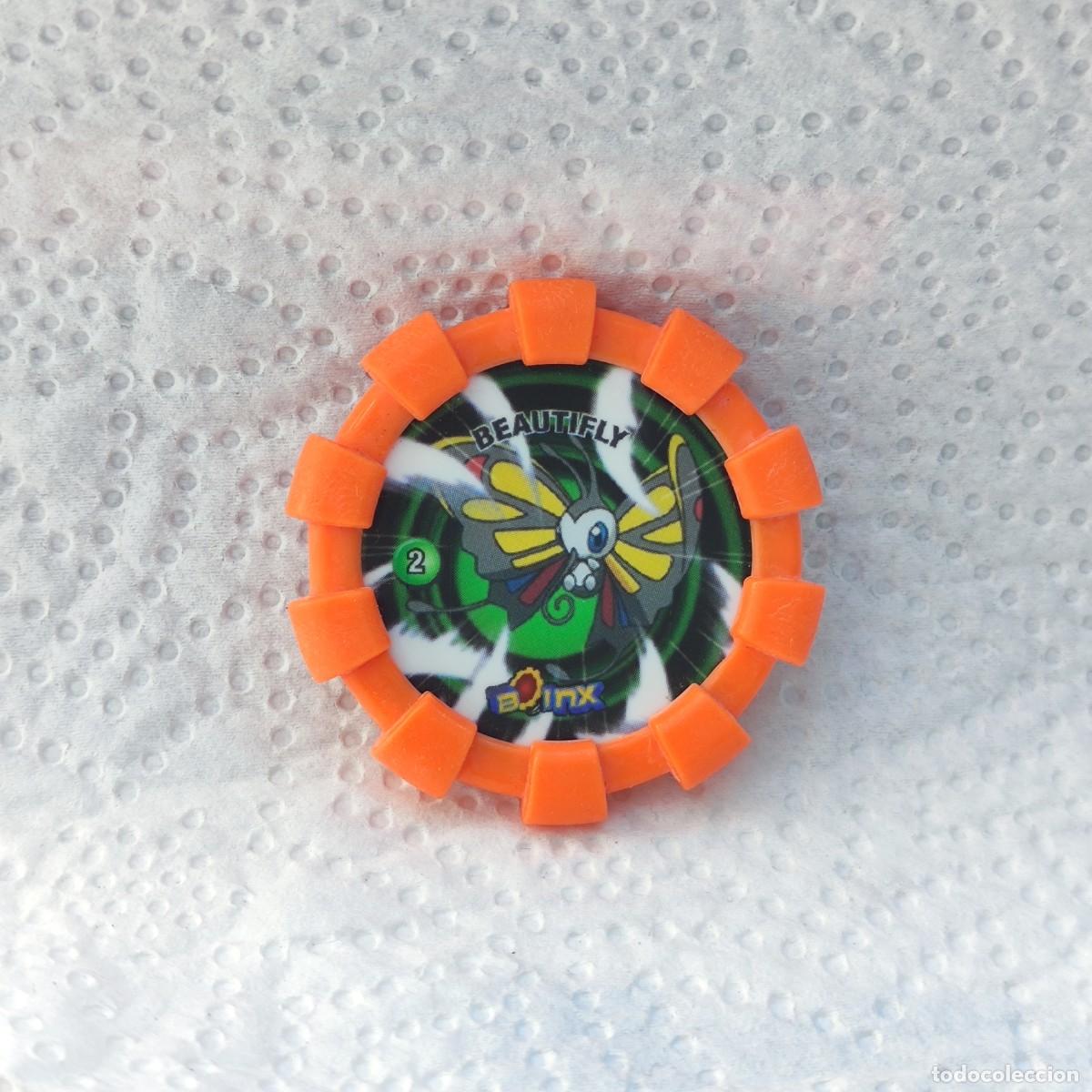 Juegos antiguos: TAZO POKEMON / NINTENDO 2007 - BOINX - 2 BEAUTIFLY