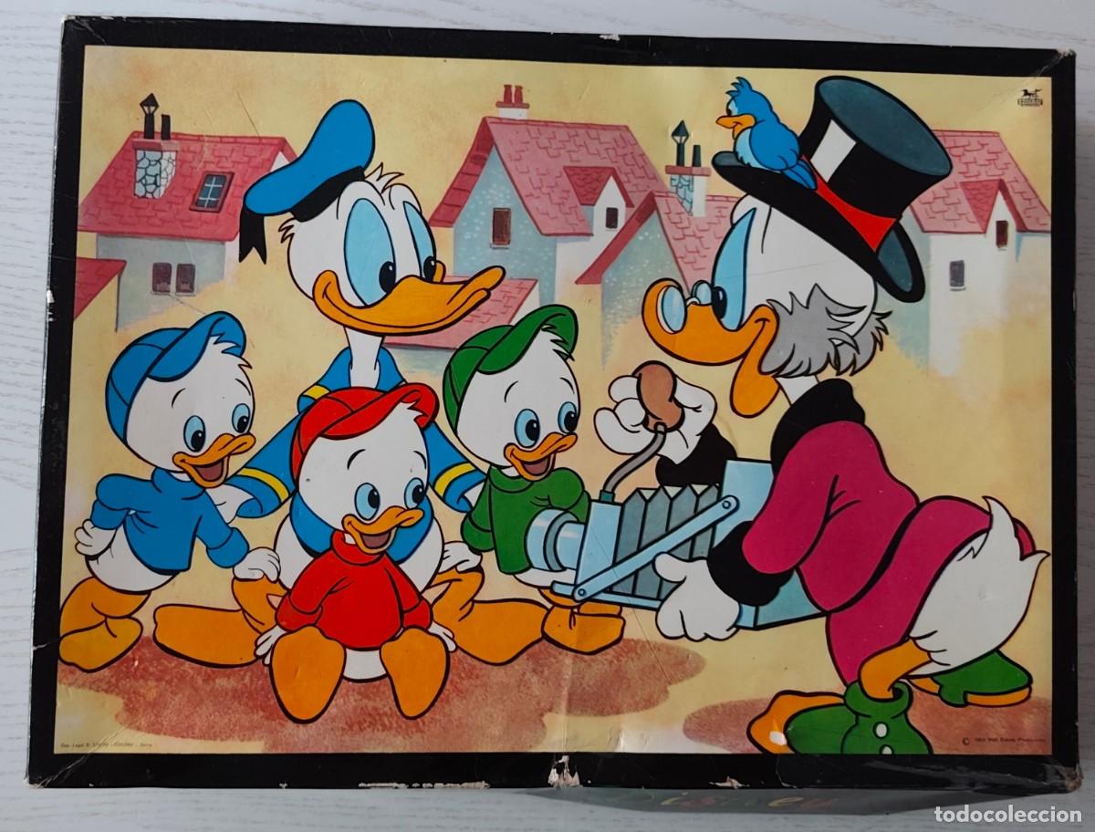 Juegos antiguos: ROMPECABEZAS VINTAGE DE CART&Oacute;N DE WALT DISNEY &middot; MEDIDAS DE LA CAJA: 34 X 24,5 X 5 cm. (A&ntilde;o 1969)