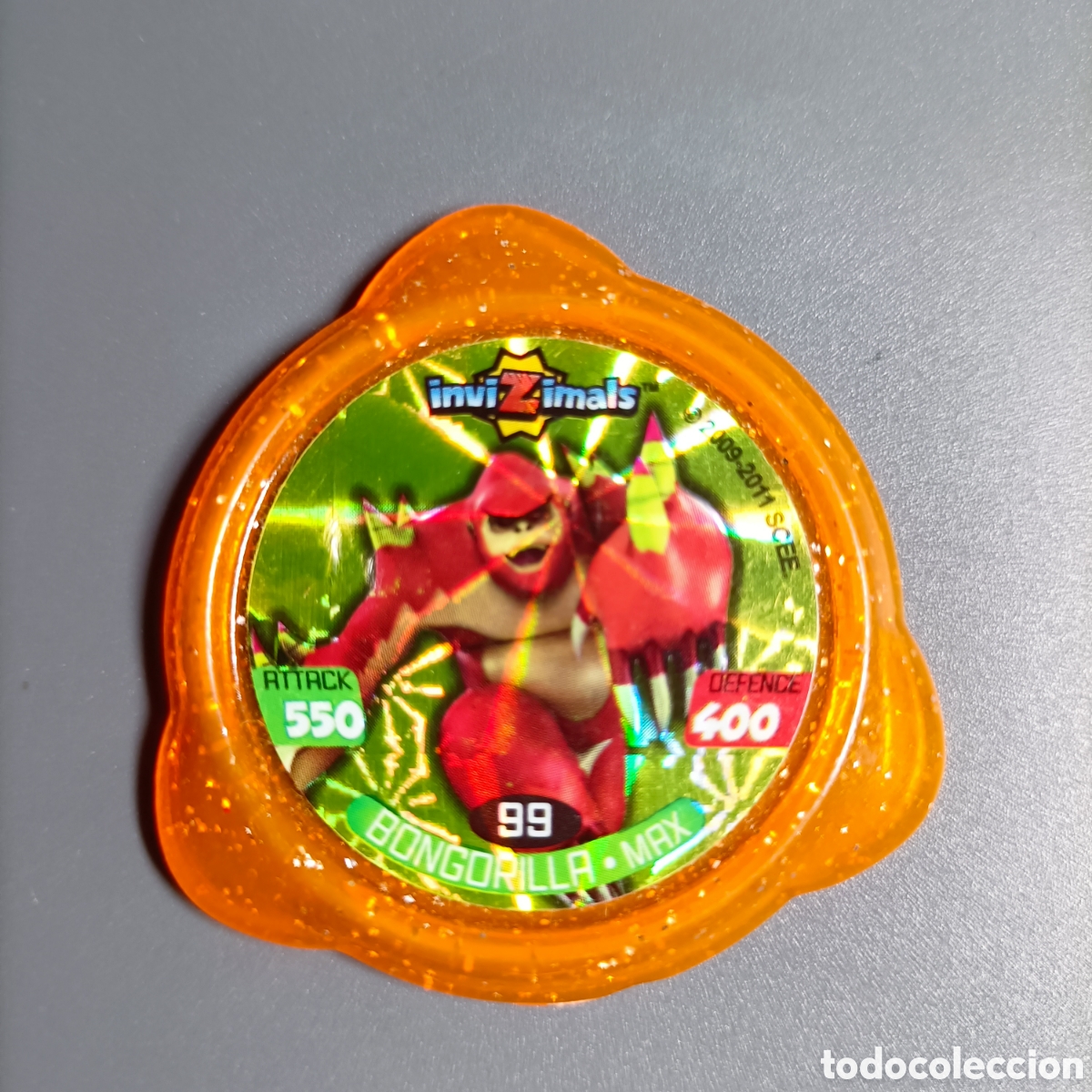 Juegos antiguos: TAZO COLECCIONABLE. INVIZIMALS 2011. №99 BONGORILLA. MAX