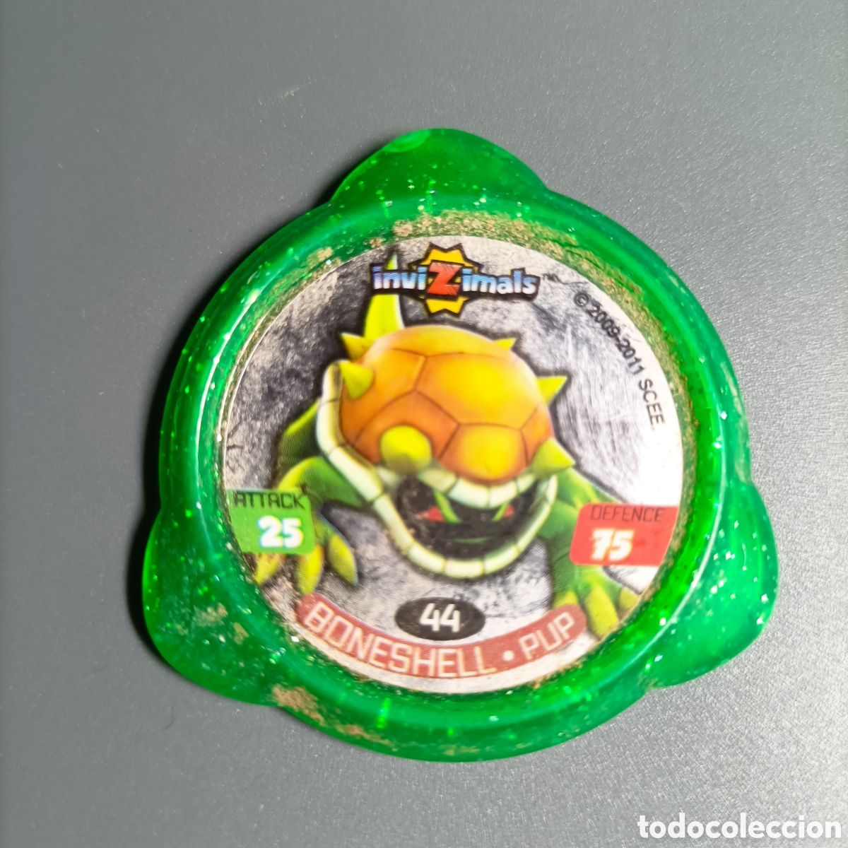 Juegos antiguos: TAZO COLECCIONABLE. INVIZIMALS 2011. №44 BONESHELL. PUP - Foto 1