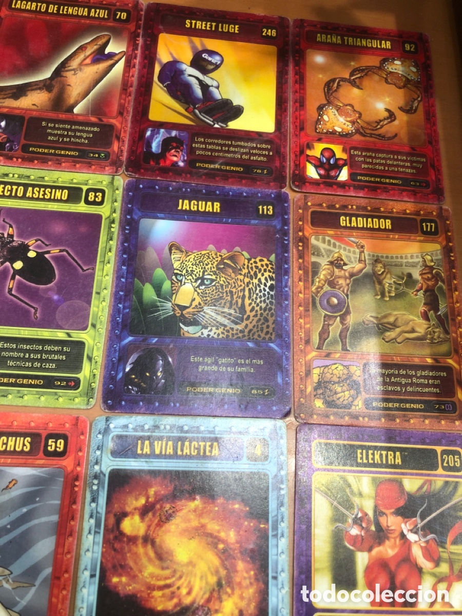 Juegos antiguos: Cartas genio cards (22 cartas ) - Foto 2