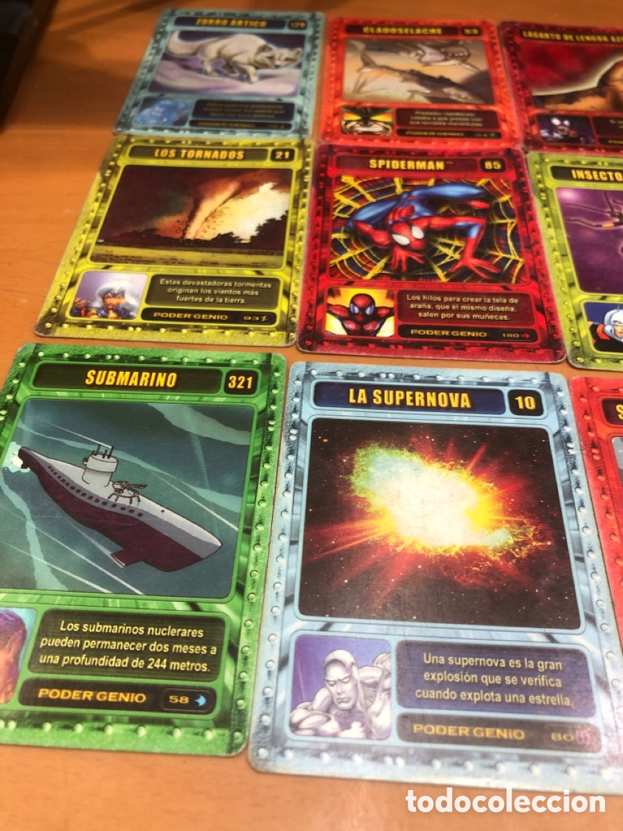Juegos antiguos: Cartas genio cards (22 cartas ) - Foto 5