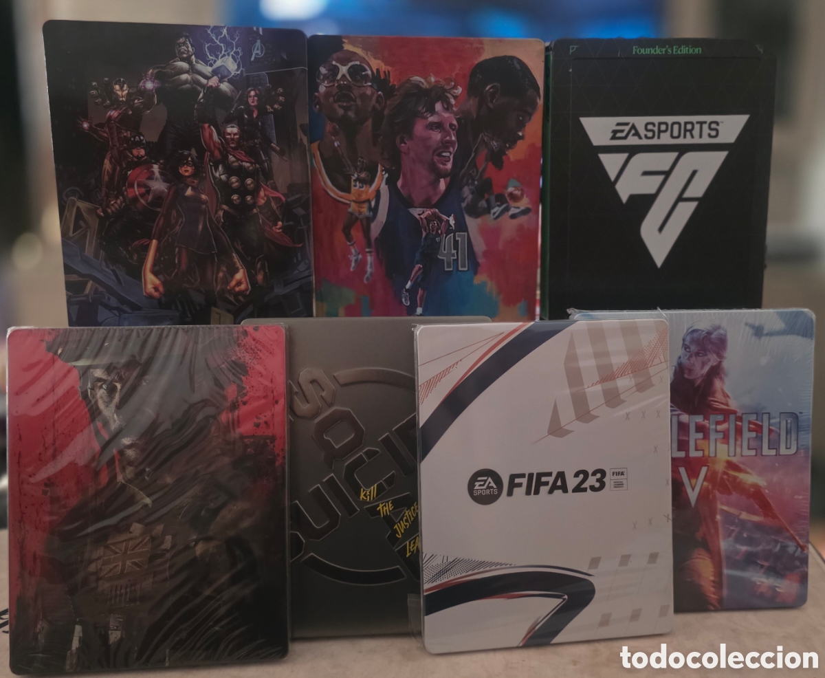 Juegos antiguos: Lote steelbooks play station