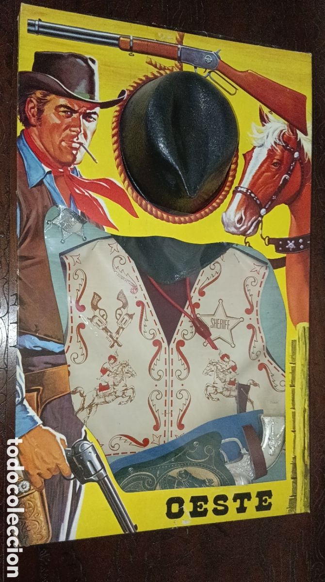Juegos antiguos: DISFRAZ OESTE SHERIFF YELU SIN USAR