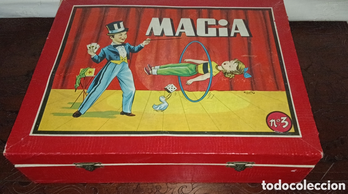 Juegos antiguos: MAGIA BORRAS 3 CAJA DE MADERA
