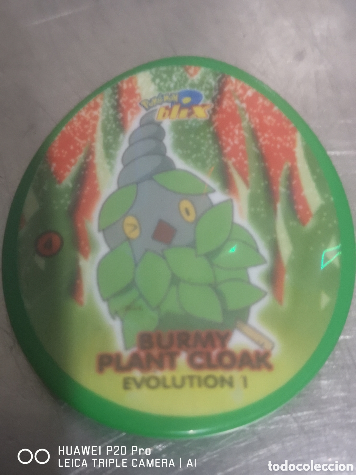 Juegos antiguos: TAZO POKEMON BLIX -- 2009 -- POKEMON 4 BURMY PLANT CLOAK