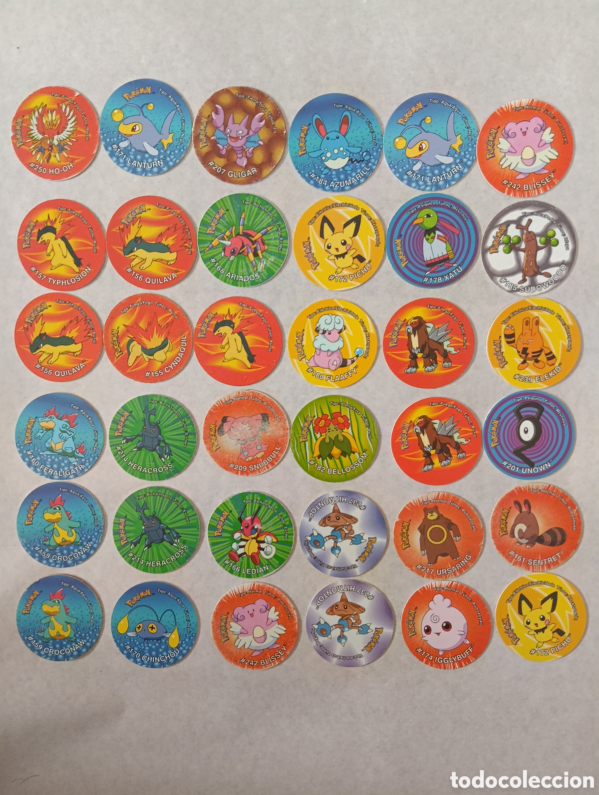 Juegos antiguos: Lote Tazos 3 Pok&eacute;mon