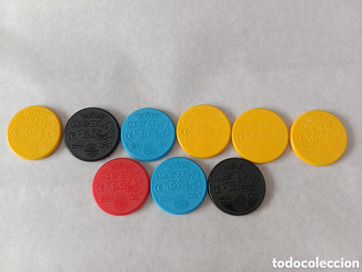 Juegos antiguos: Lote 10 M&aacute;ster tazos Pok&eacute;mon - Foto 2