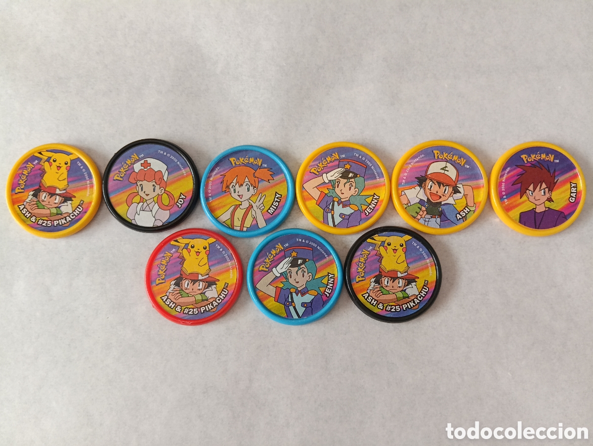 Juegos antiguos: Lote 10 M&aacute;ster tazos Pok&eacute;mon