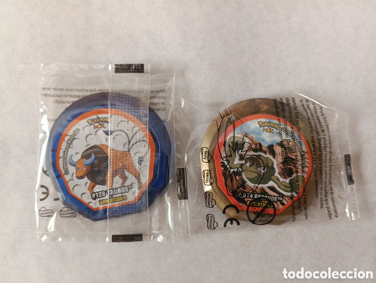Juegos antiguos: Lote Tazos Pok&eacute;mon nox