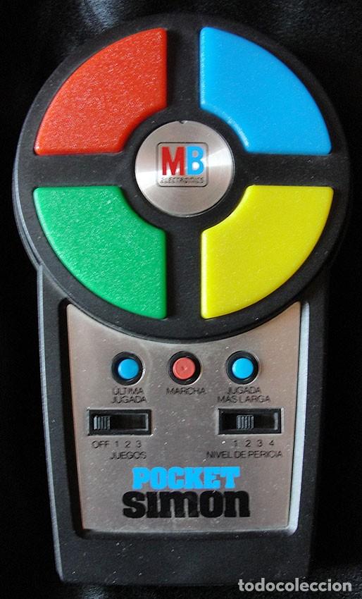 Juegos antiguos: POCKET SIMON - JUEGO VINTAGE - MB ELECTRONICS - FUNCIONANDO -