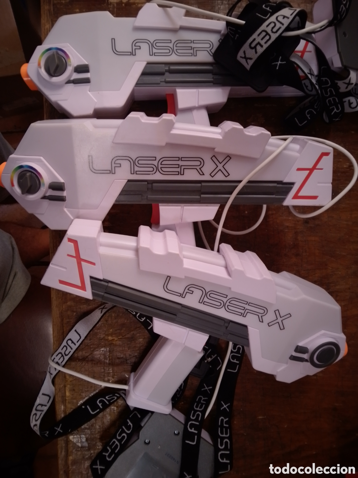 Juegos antiguos: JUEGO DE 4 PISTOLAS LASER. LASER X REVOLUTION BLASTER. MADE IN CHINA. 2021
